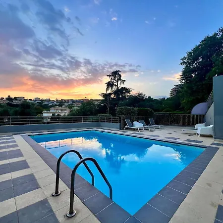 Le Cap - Pool And Amazing Sea View Apartment Nice